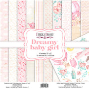 12" x 12" paper pad - Dreamy Baby Girl - Crafty Wizard