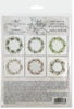 Floral  Wreaths - rice paper set