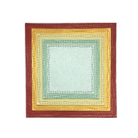 Crafty Wizard - 5pcs Large Irregular Stitch Edge Nesting Square Dies - Crafty Wizard