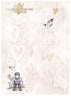 A4 Angels & Valentine's Day paper pad