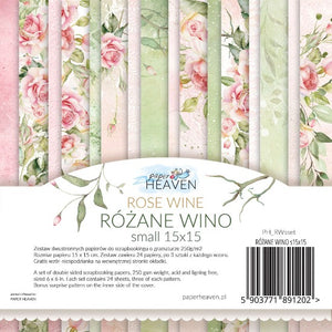 6" x 6" paper pad - Rose Wine