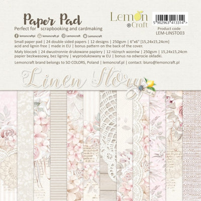 Double-sided scrapbooking paper set 12x12, 6 sheets, Gentlemen, LemonCraft