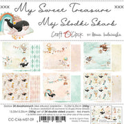 6" x 6" paper pad - My Sweet Treasure