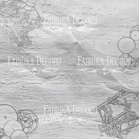 8" x 8" paper pad -  Grunge & Mechanics - Crafty Wizard