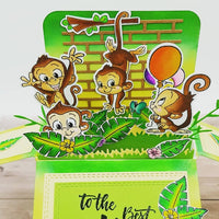 C.C. Designs - Monkeys - Clear Stamp Set