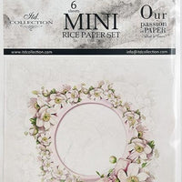 Floral  Frames - rice paper set