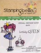 Stamping Bella - Oddball Birthday Queen - Rubber Stamp Set - Crafty Wizard