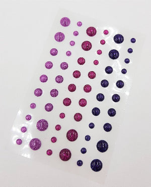 Enamel Dots - Glitter Purple Rain - Crafty Wizard