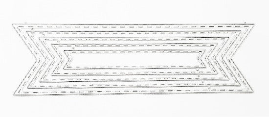 Crafty Wizard - 5pcs Stitch Edge Nesting Tag / Fishtail Dies