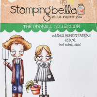 Stamping Bella  - Oddball Homesteaders - Rubber Stamp Set