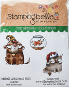 Stamping Bella  - Oddball Christmas Pets - Rubber Stamp Set