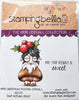Stamping Bella  - Mini Oddball Christmas Pudding - Rubber Stamp Set