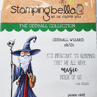 Stamping Bella  - Oddball Wizard- Rubber Stamp Set