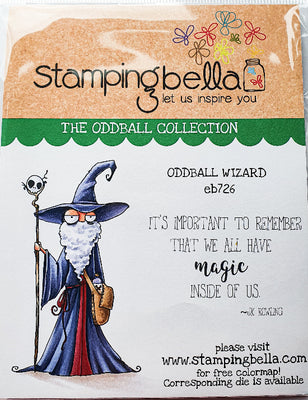 Stamping Bella  - Oddball Wizard- Rubber Stamp Set