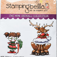 Stamping Bella  - Mini Oddball Switcheroo - Rubber Stamp Set