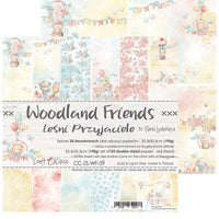 8" x 8" paper pad - Woodland Friends