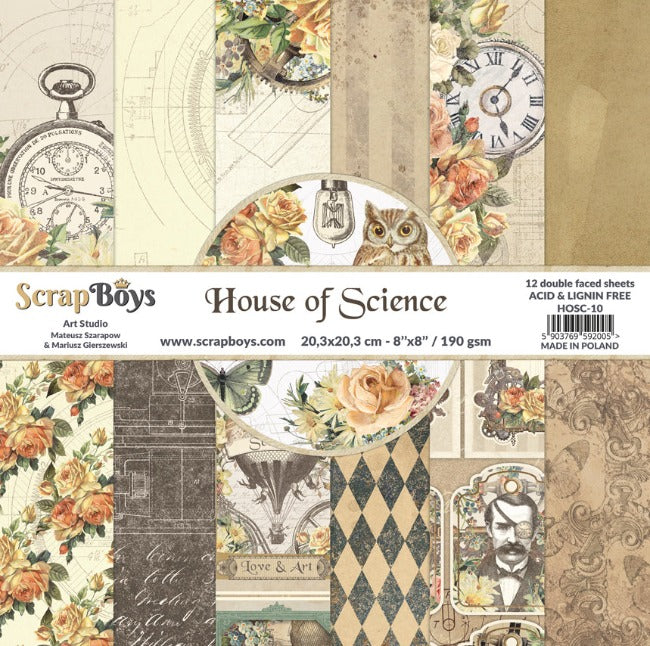 8" x 8" paper pad - House of Science