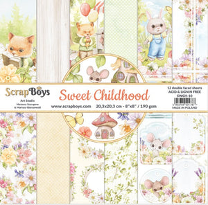 8" x 8" paper pad - Sweet Childhood