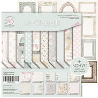 8" x 8" paper pad - La Creme