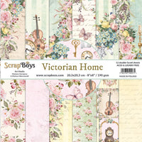 8" x 8" paper pad - Victorian Home
