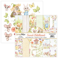 8" x 8" paper pad - Sweet Childhood