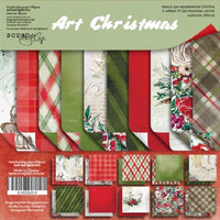 8" x 8" paper pad - Art Christmas