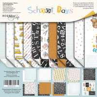 8" x 8" paper pad - School Days - Crafty Wizard