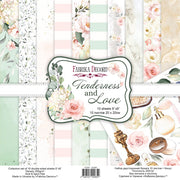 8" x 8" paper pad - Tenderness & Love - Crafty Wizard