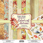 8" x 8" paper pad - Colors of Autumn