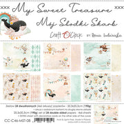 8" x 8" paper pad - My Sweet Treasure