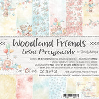 8" x 8" paper pad - Woodland Friends