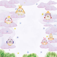 8" x 8" paper pad - Cutie Sparrow Girl