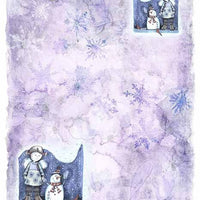 A4 Angels & Snowflakes paper pad