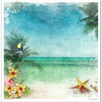 11.8" x 12.1" paper pad - Tropical Dreams