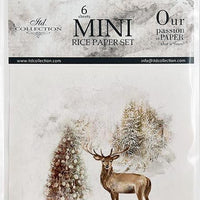 Winter Animals - rice paper set