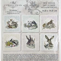 Easter Bunnies - rice paper set