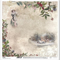 11.8" x 12.1" paper pad - Victorian Christmas