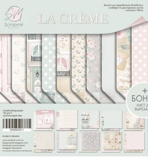 12" x 12" paper pad - La Creme