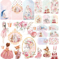 12" x 12" paper pad - Princess Adventures