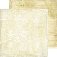 12" x 12" paper pad - White - Beige Mood