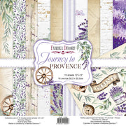 12" x 12" paper pad - Journey to Provence