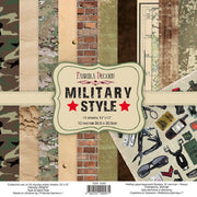 12" x 12" paper pad - Military Style