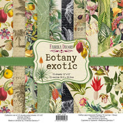 12" x 12" paper pad - Botany Exotic