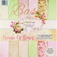 12" x 12" paper pad - House of Roses