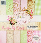 12" x 12" paper pad - House of Roses