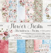 12" x 12" paper pad - Flower Fiesta