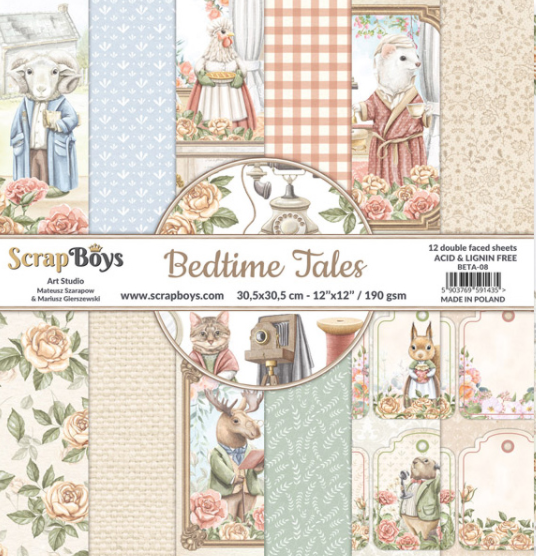 12" x 12" paper pad - Bedtime Tales