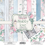 12" x 12" paper pad - Shabby Love - Crafty Wizard