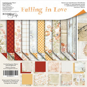 12" x 12" paper pad - Falling in Love - Crafty Wizard