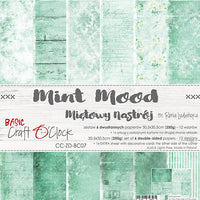 12" x 12" paper pad - Mint Mood